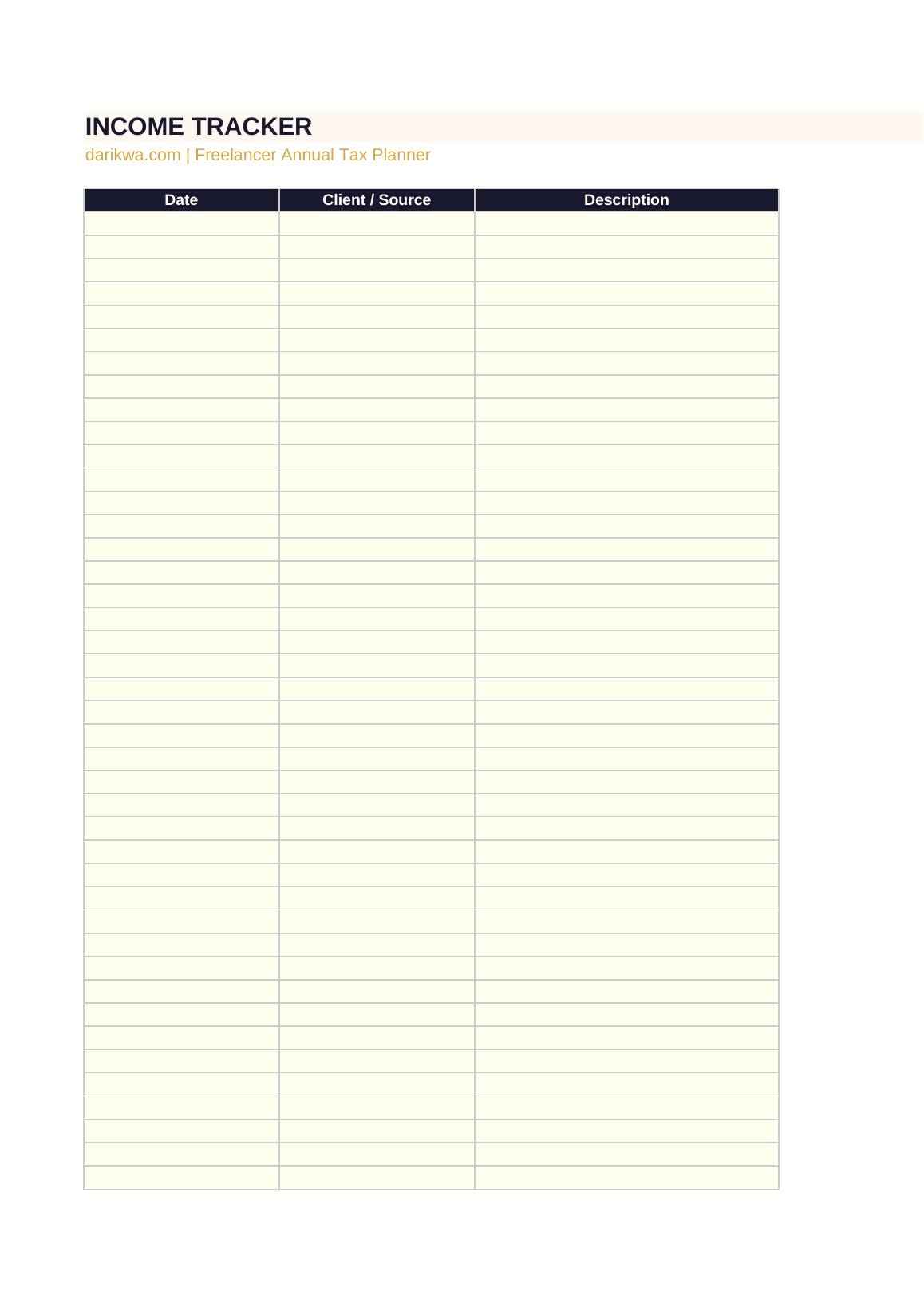 Freelancer Tax Planner preview